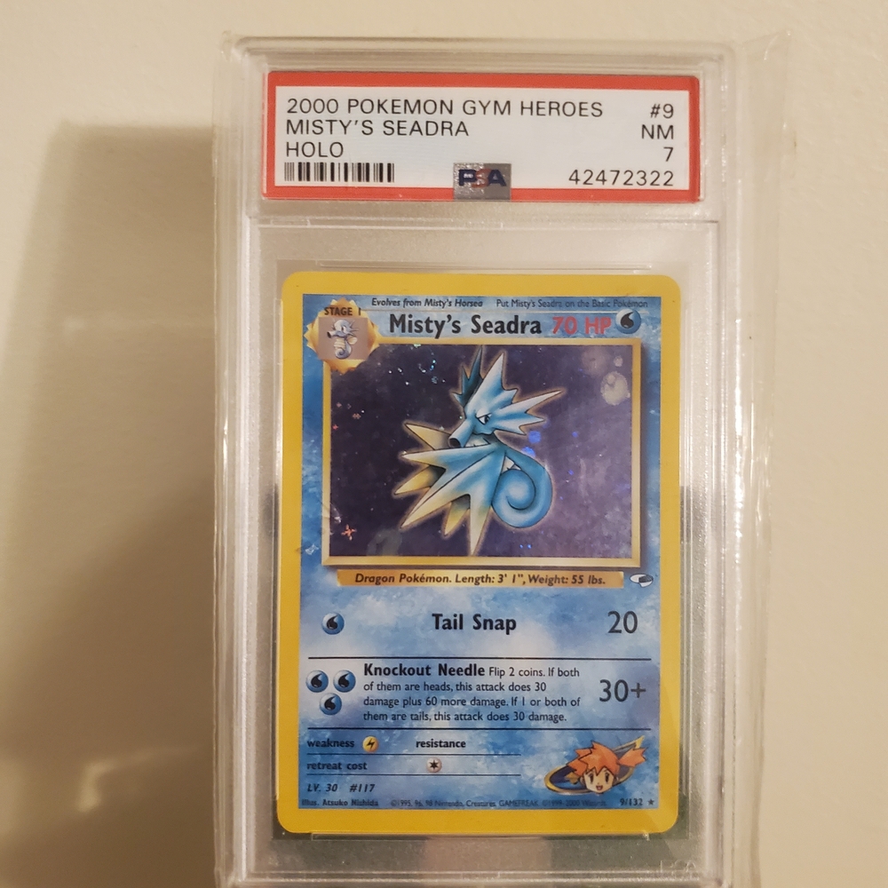 Misty's Seadra Pokémon Card